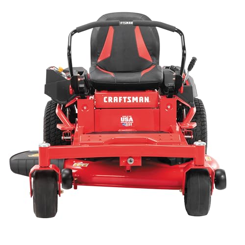 Craftsman 42" Gas Zero-Turn Riding Lawn Mower with 20.0 HP* Kohler 7000 Series Engine, Gas Lawn Tractor with Dual Hydrostatic Transmission, Red/Black